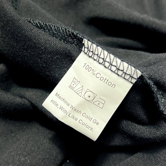 Tree Rings/Finger Print Graphic/Vinyl T-Shirt Shirt Sleeve Black XL - Picture 4 of 7